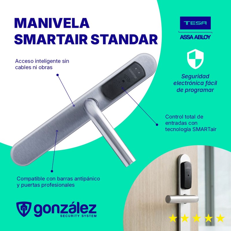 Manivela TESA SMARTair autoprogramable modelo Standard