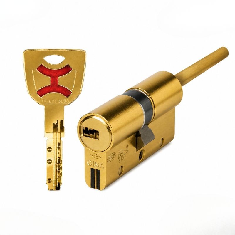 Cilindro Cisa Ap4 doble con pomo