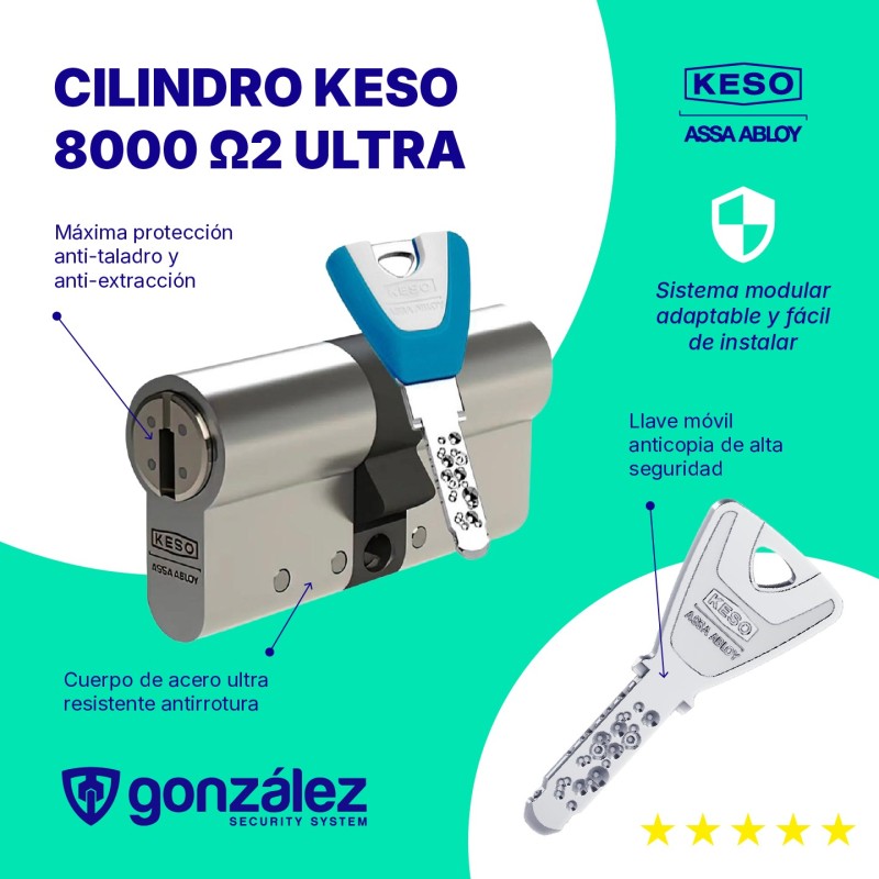 CILINDRO KESO 8000 Ω2 ULTRA