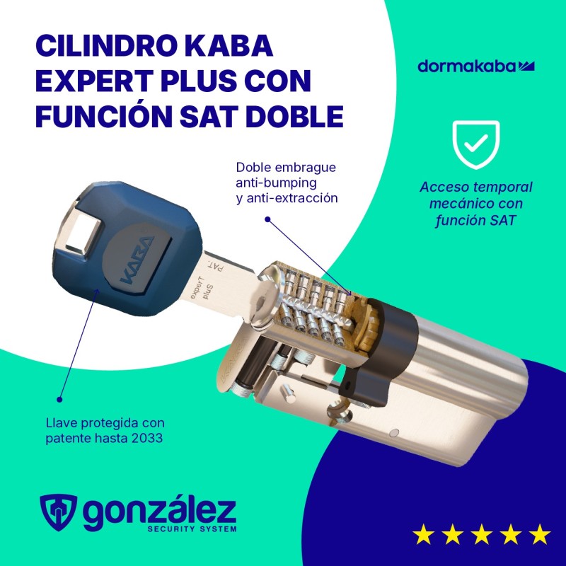 Cilindro Kaba Expert con función SAT