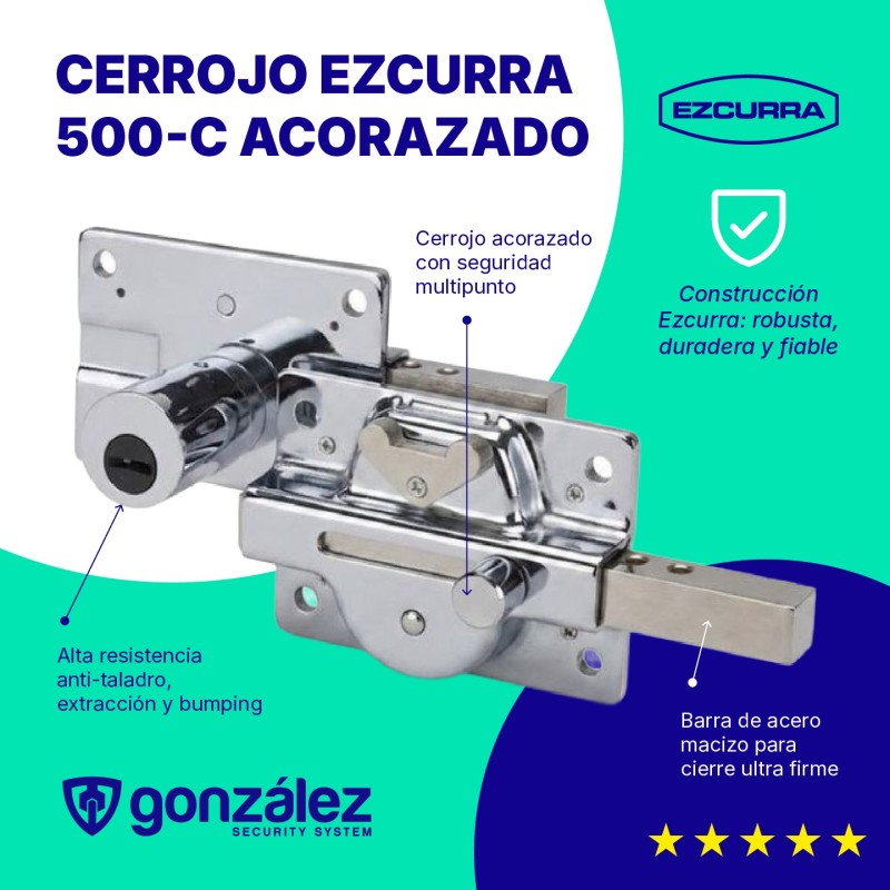 Cerrojo Ezcurra 500-C Acorazado