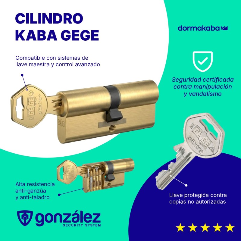 Cilindro KABA GEGE | Bombillo | Ferretería González