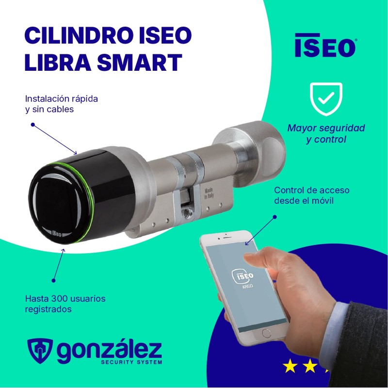 Cilindro ISEO | Libra Smart | Ferretería González