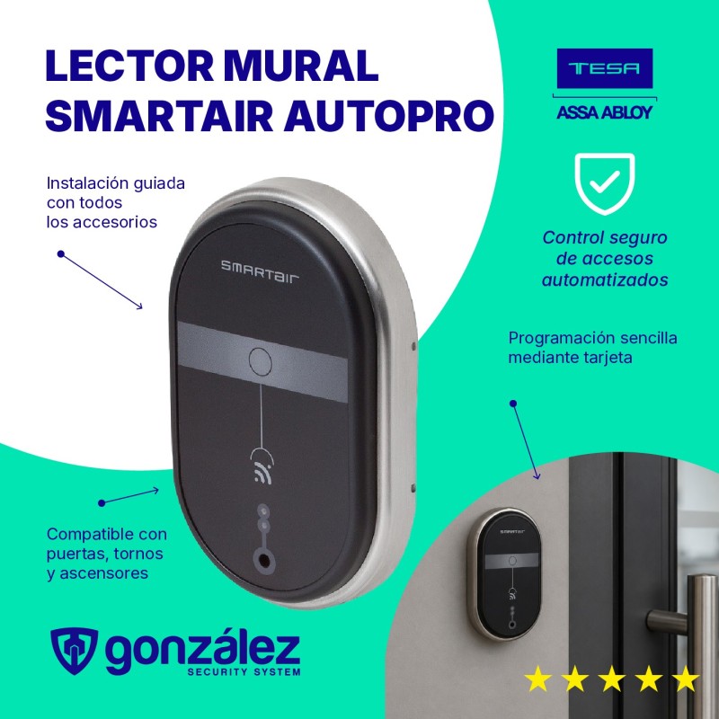 Lector Mural Autopro. Standard | SMARTair | Ferretería González