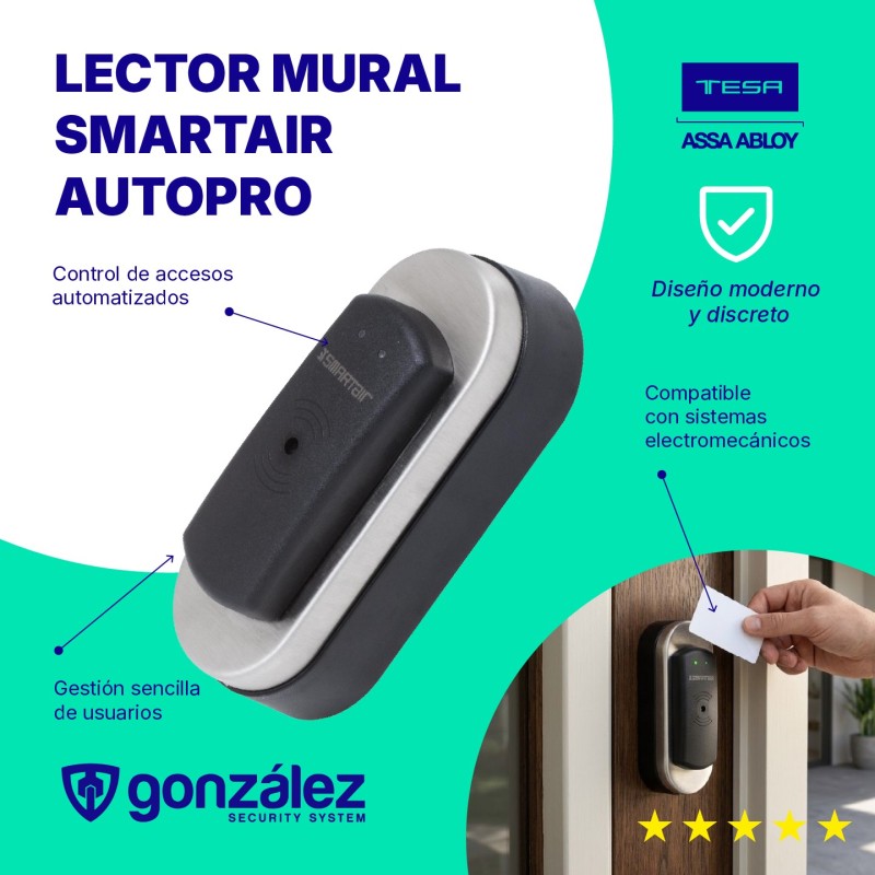 Lector Mural Auto. DESIGN | SMARTAIR | Ferretería González