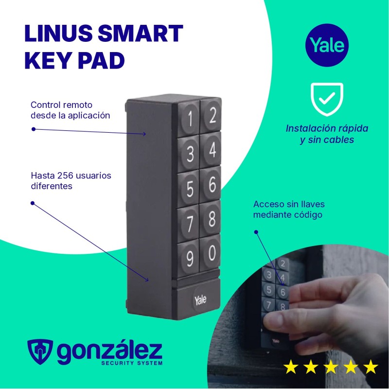 Smart Key pad | Linus | Ferretería González