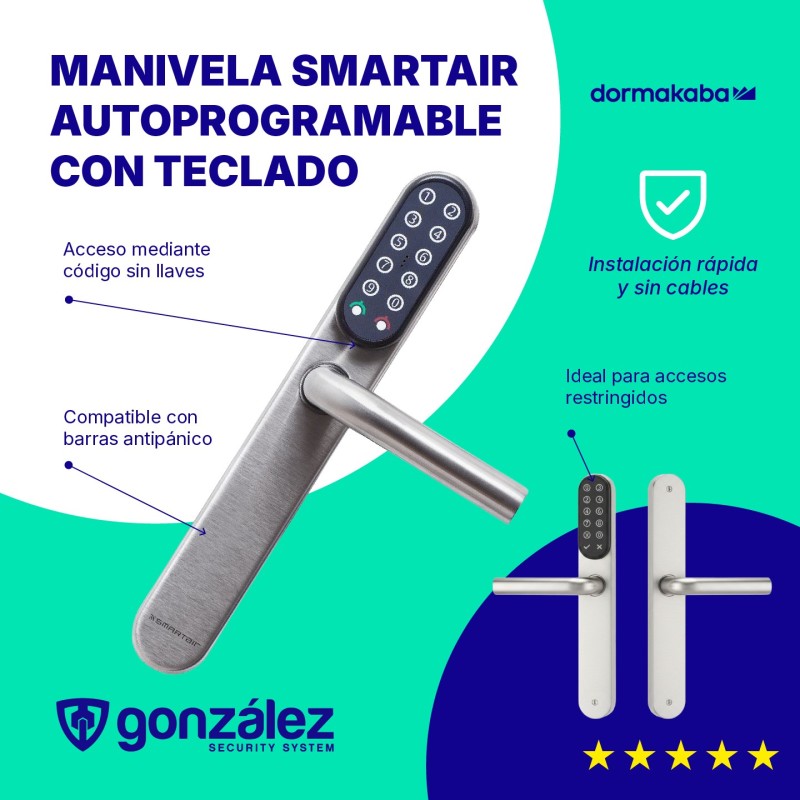 Manivela SMARTair Auto. con Teclado | Ferretería González