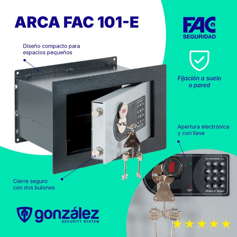 ARCA FAC 101-E | Caja Fuerte | Ferretería González