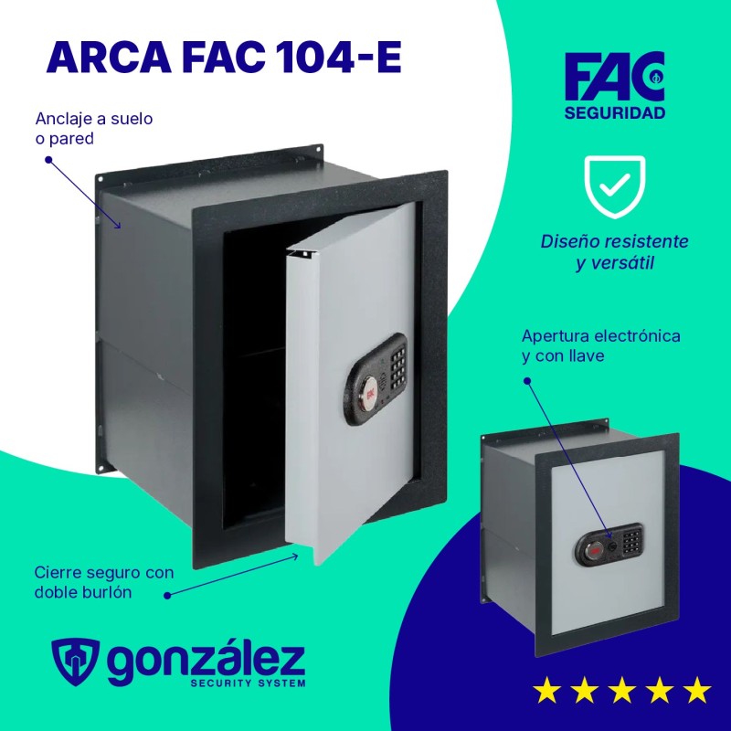 ARCA FAC 104-E | Caja Fuerte | Ferretería González