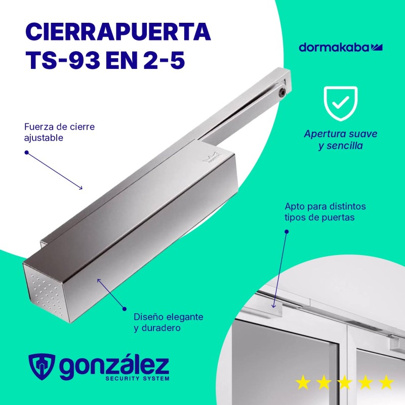 Cierrapuerta TS-92 EN 2-5 | Ferretería González