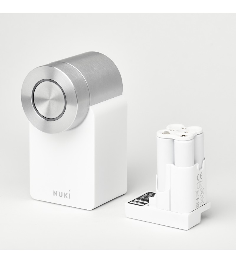 Nuki lanza la primera cerradura electrónica con soporte Matter - Marrón y  Blanco