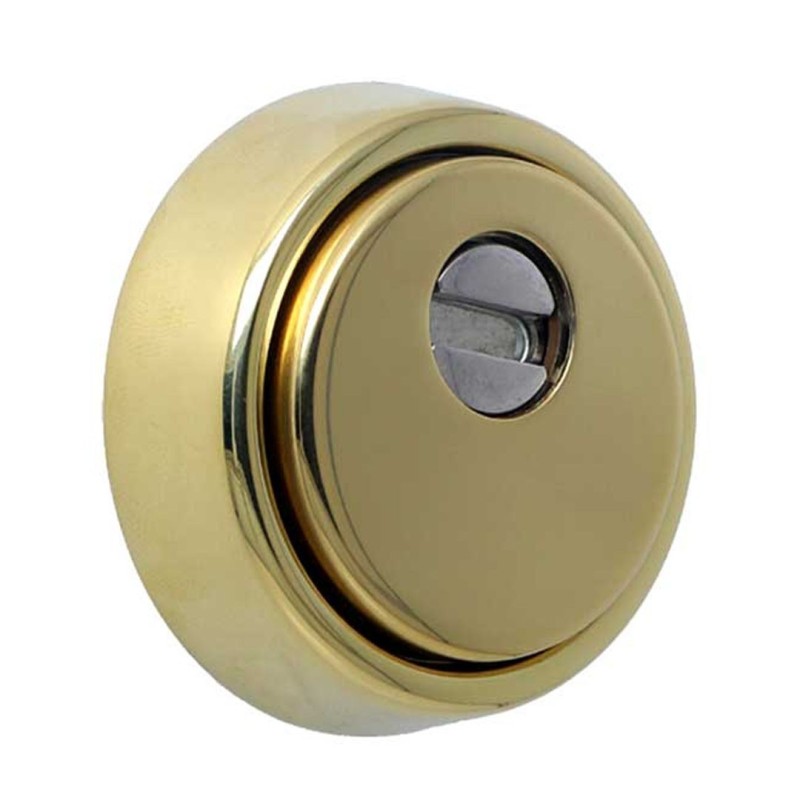 PACK Escudo DISEC BD280 Dorado + Cilindro ABUS BRAVUS Magnet PRO