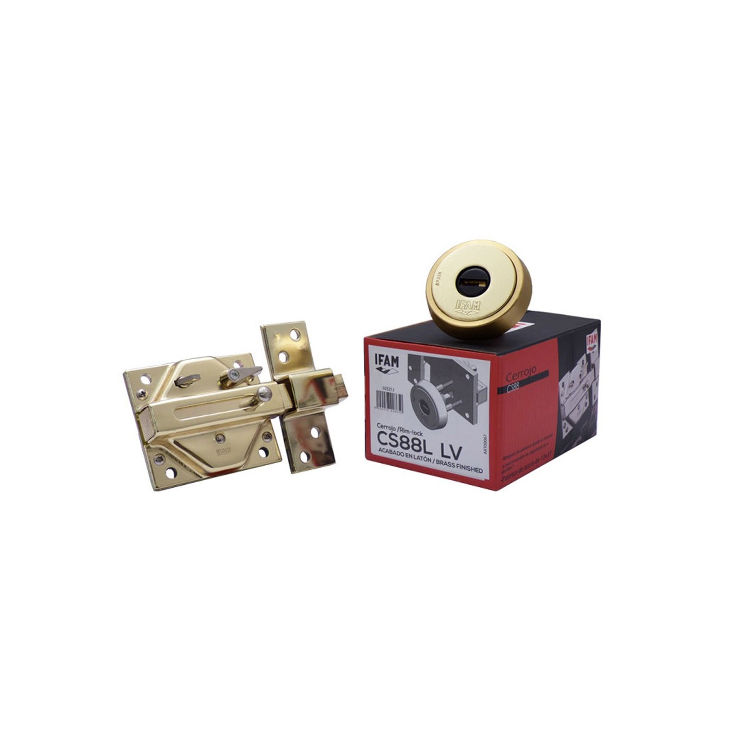 Cerrojo CS88L LV Laton Seguridad Ferreter a Gonz lez
