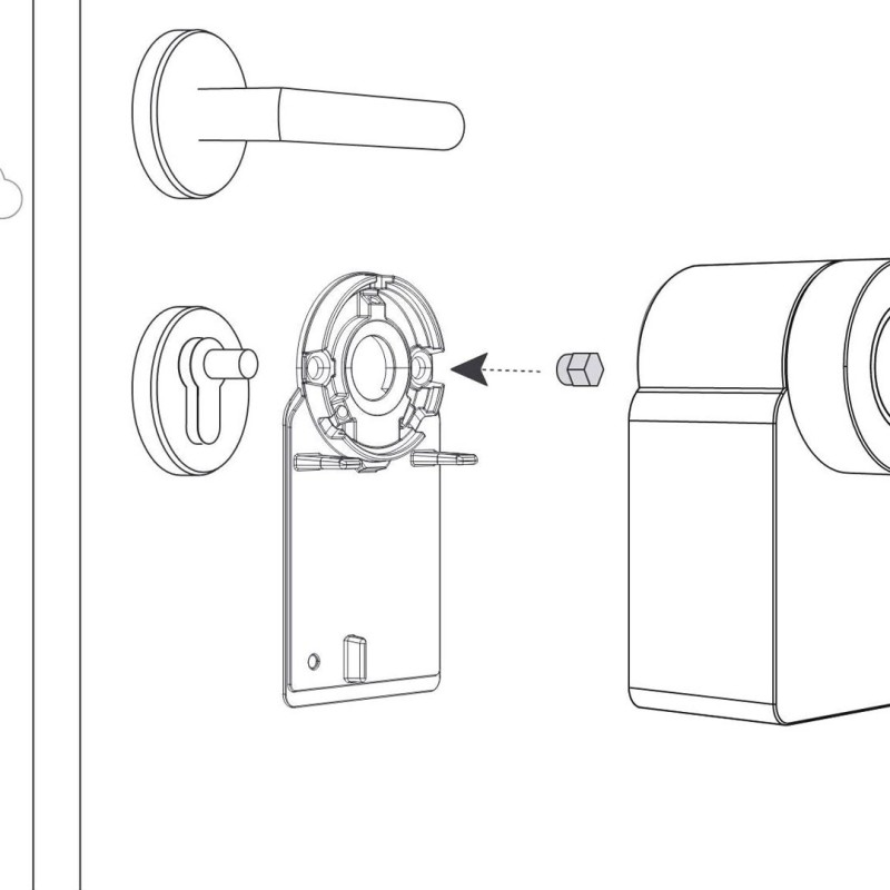 Adaptador NUKI | Cilindros de Pomo CISA/BRICARD/ABUS