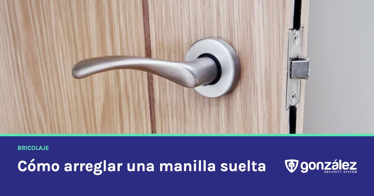 Cómo arreglar una manilla de puerta suelta o caída
